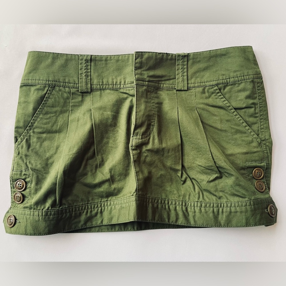 Roxy Army Green Mini Skirt